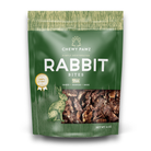 Green package of Chewy Pawz Rabbit Bites on a white background